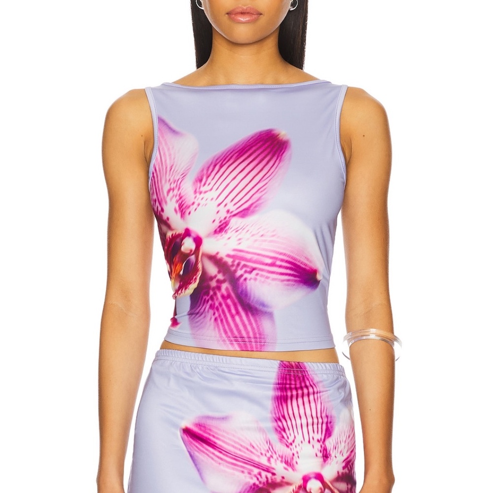 Runaway The Label Celeste Top in Orchid Iris